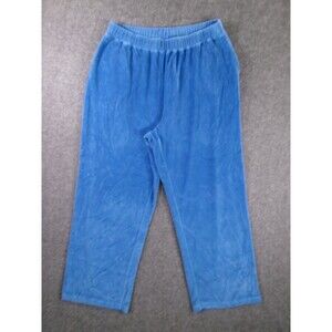 City Hearts Pants Women 1X Blue Sweatpants Cozy Lounge Baggy Loose Relaxed Fit